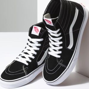 Vans SK8-HI black and white high top sneakers